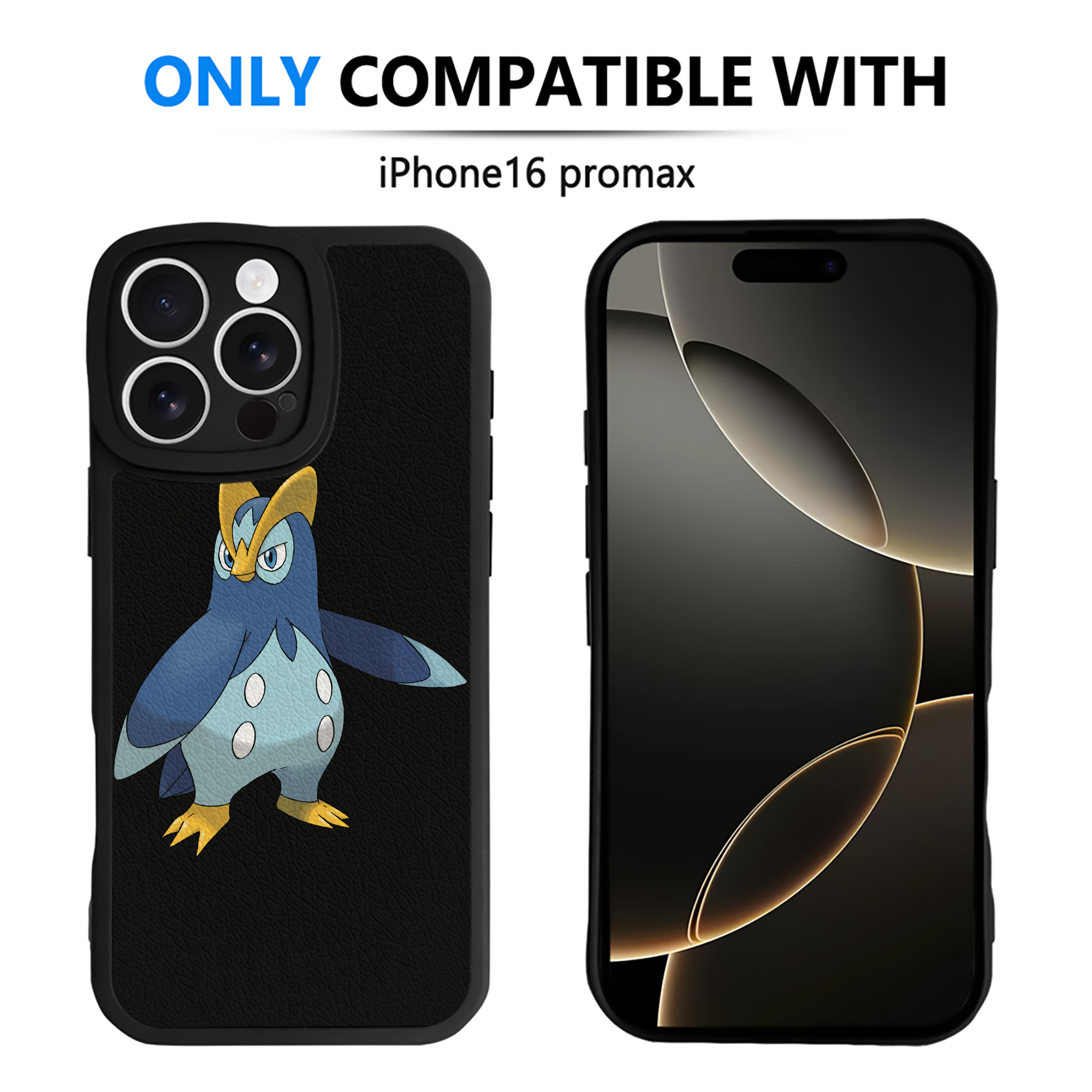 （画像用） ポケットモンスター Pokémon 【iPhone 16シリーズ対応】シリコンスマホケース（レザー調） 材質：シリコン